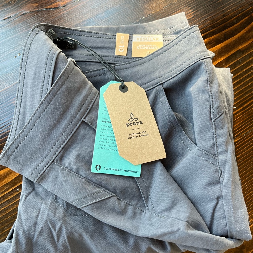 NWT Prana Halle Pant Coal Grey Size 10